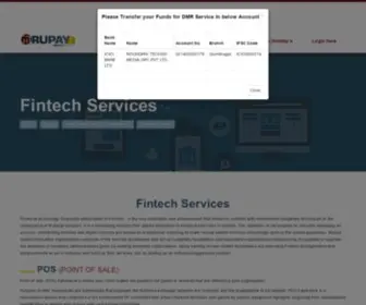 Mrupay.in(India is currently one of the most active FinTech markets in the world. mrupay) Screenshot