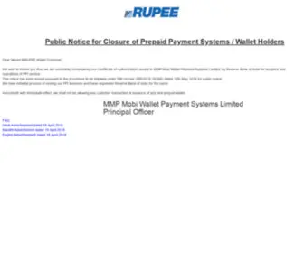 Mrupee.in(MRUPEE Public Notice) Screenshot