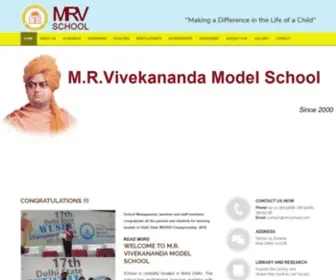 MRVSchooldwarka.in(MRV SCHOOL) Screenshot