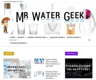 Mrwatergeek.com(Drink More Water) Screenshot