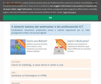 Mrwebmaster.it(Il network dei professionisti ICT) Screenshot