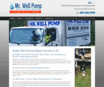 Mrwellpump.com(Mr. Well Pump) Screenshot