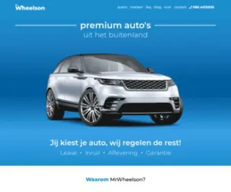 MRwheelson.nl(Premium occasions uit het buitenland) Screenshot