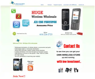 Mrwirelessohio.com(MR Wireless Ohio Wholesales) Screenshot