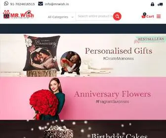 Mrwish.in(Flower Delivery Online) Screenshot