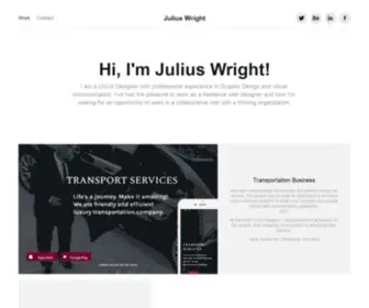 MRwrightsportfolio.com(Julius Wright) Screenshot