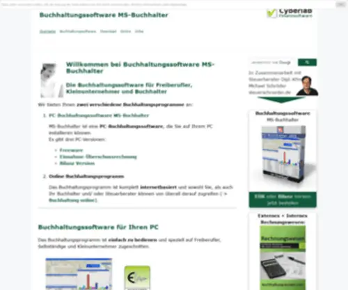 MS-Buchhalter.de(Buchhaltungssoftware MS) Screenshot