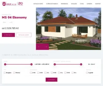 MS-Haus.cz(Dřevostavby) Screenshot