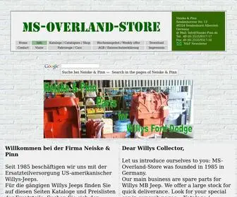 MS-Overland-Store.de(Neiske & Pinn Willys Jeep) Screenshot