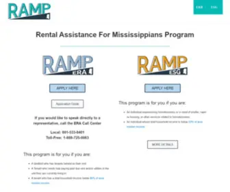 MS-Ramp.com(Rental Assistance For Mississippians Program) Screenshot