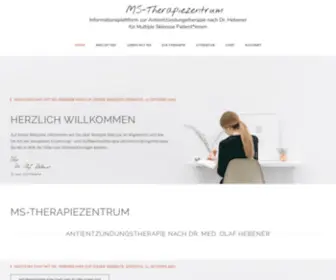 MS-Therapiezentrum.de(Joomla) Screenshot