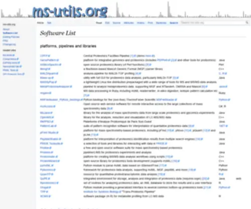 MS-Utils.org(Software List) Screenshot