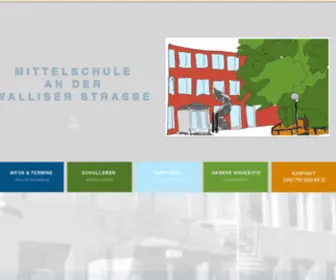 MS-Walliser.de(Mittelschule München) Screenshot