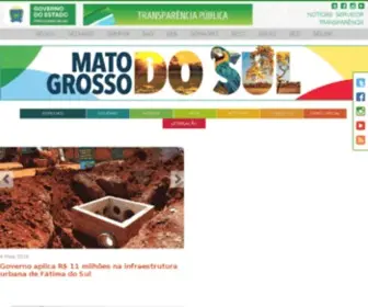 MS.gov.br(Portal do Governo de Mato Grosso do Sul) Screenshot