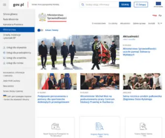 MS.gov.pl(Ministerstwo Sprawiedliwości) Screenshot