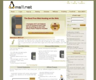 MS11.net(Free Web Hosting) Screenshot