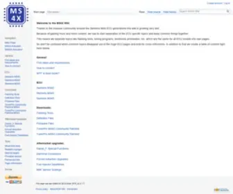 MS4X.net(MS4X Wiki) Screenshot