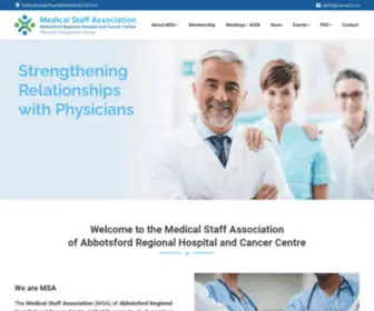 Msa-ARHCC.ca(Msa ARHCC) Screenshot