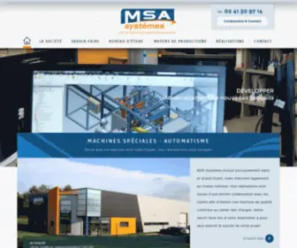 Msa-SYstemes.fr(Ingénierie industrielle) Screenshot