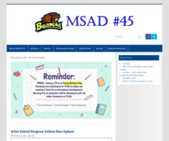 Msad45.net(Msad 45) Screenshot