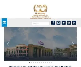 Msa.edu.eg(Nawal El Degwi inMSA University) Screenshot
