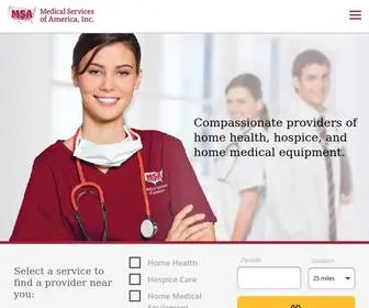 Msahealthcare.com(Medical Services of America) Screenshot