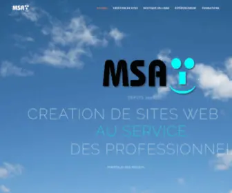 Msai.fr(Accueil) Screenshot