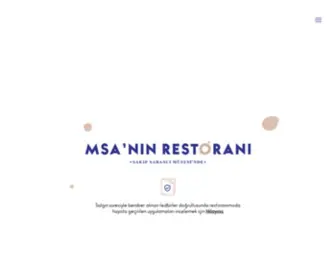 Msaninrestorani.com(MSA'nın) Screenshot