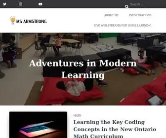 Msarmstrong.ca(Adventures in Modern Learning) Screenshot