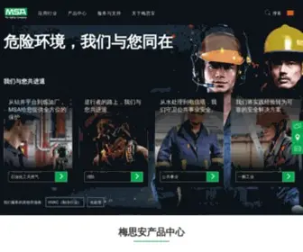 Msasafety.com.cn(梅思安中国网) Screenshot