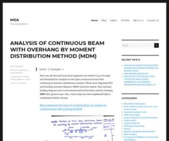 Msastructuralengineer.com(Structural Engineers) Screenshot