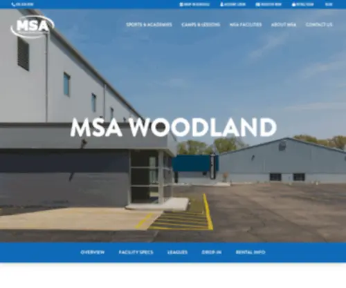 Msawoodland.com(Michigan Sports Academies (New Turf)) Screenshot