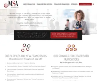 MsaWorldwide.com(Trusted Franchise Consultant) Screenshot