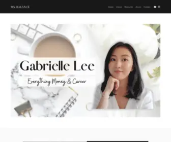 Msbalancegabriellelee.com(Gabrielle Lee) Screenshot