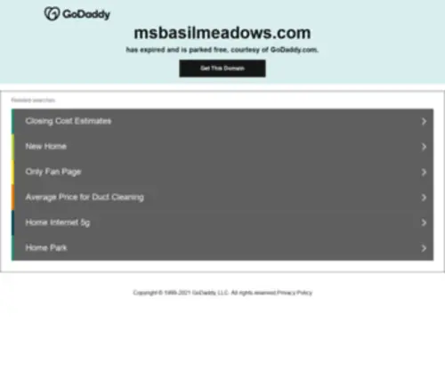 Msbasilmeadows.com(Msbasilmeadows) Screenshot