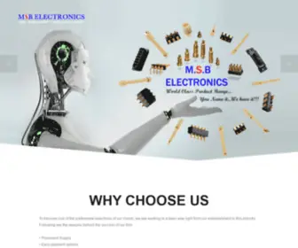 Msbelectronics.com(MSB Electronics) Screenshot