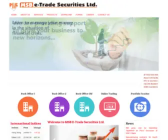 Msbetrade.com(MSB e) Screenshot