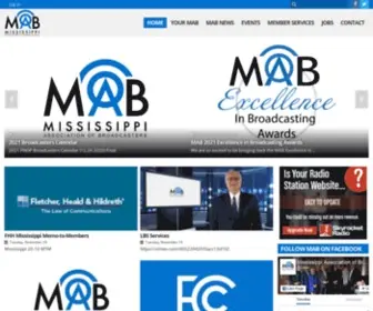 MSbroadcasters.org(Mississippi Association of Broadcasters) Screenshot