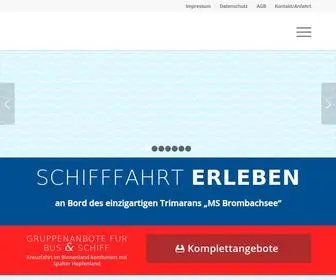 MSbrombachsee.com(Schifffahrt erleben) Screenshot