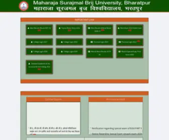 Msbuexam.in(Maharaja Surajmal Brij University) Screenshot