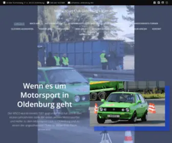 MSC-Oldenburg.de(Motor-Sport-Club Oldenburg e.V) Screenshot