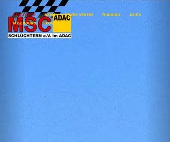 MSC-SChluechtern.de(Motor-Sport-Club Schlüchtern e.V) Screenshot