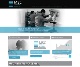 Mscartisan.co.za(MSC Artisan Academy) Screenshot