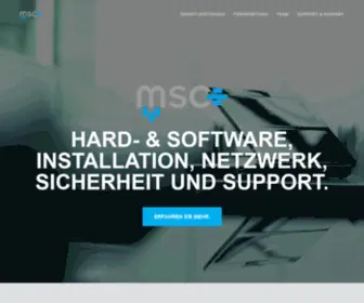 MSC.ch(Meier Support Center MSC GmbH) Screenshot