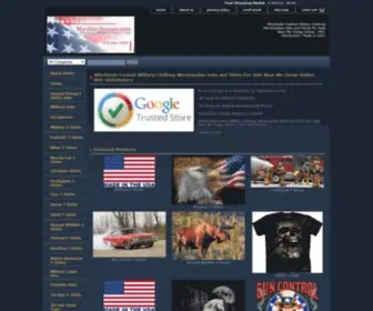 MSCDistributors.com(Men's Clothing Wholesale Custom Military T Shirts Hats Suppliers) Screenshot