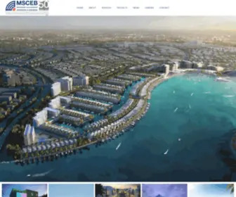 Msceb.com(Bahrain's Leading Architects & Engineers) Screenshot