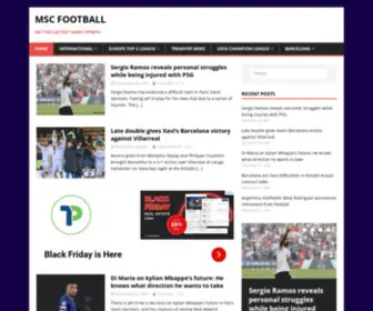 MScfootball.com(MSC Football) Screenshot