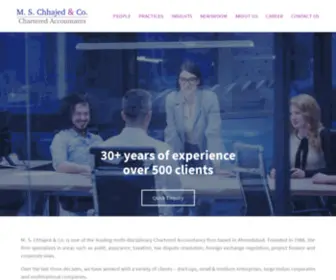 MSChhajedandco.com(M. S. Chhajed & Co) Screenshot