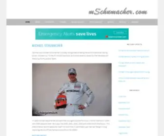 MSchumacher.com(Michael Schumacher) Screenshot