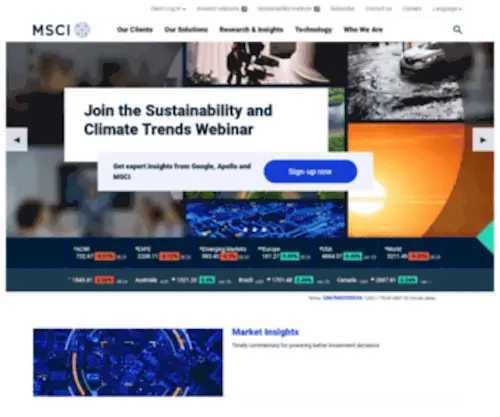 Mscibarra.com(MSCI) Screenshot